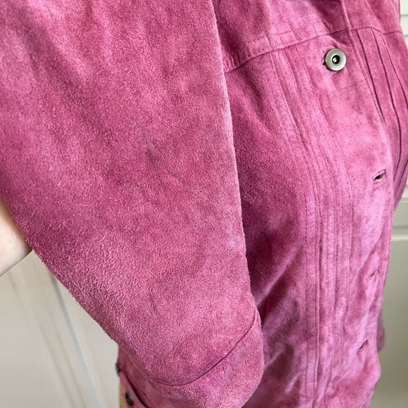 Vintage leather style & co coat pink - Picture 5 of 13